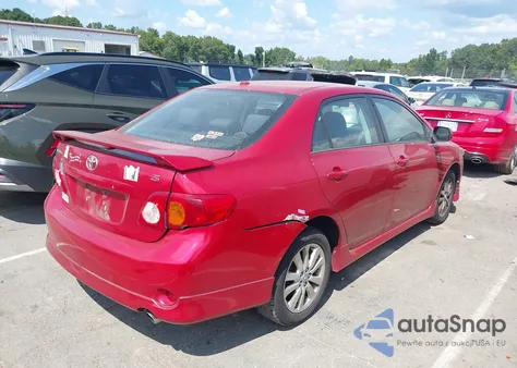 2009 Toyota Corolla S z USA, uszkodzony, nr VIN 2T1BU40E29C108218